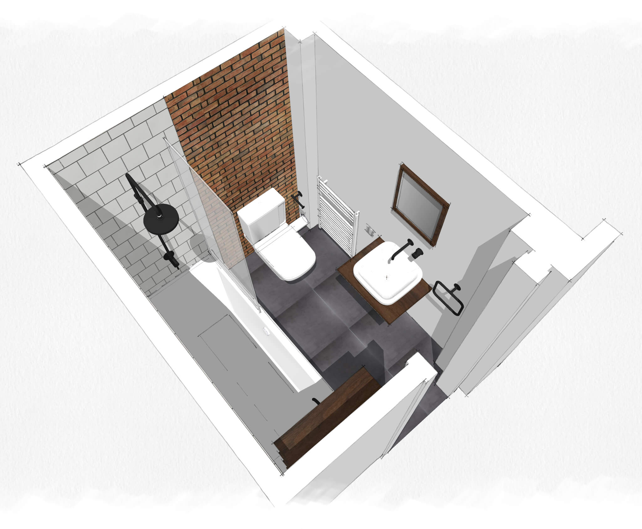 Torvits-Trench-LDN-Residential-Interior-Design-Bathoom-Design-Sketch-Visual